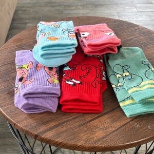 Colorful Cartoon Kids Socks Set